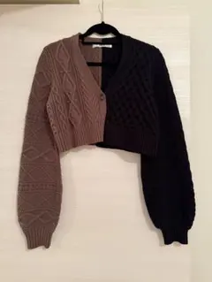 furfur ハーフ カーディガン