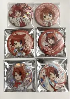 すとぷり　莉犬　6個セット　缶バッチ