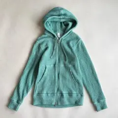シーグリーン　Seagreen　ワッフルパーカ　ジップアップのサムネイル