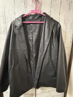 ブラックレザージャケット シングルブレスト ブラック レザージャケット シングルブレスト - メルカリ