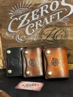 ZERO CRAFT 本革 ミニトラッカーウォレット / ハンドメイド ZERO CRAFT 本革 ミニウォレット / ハンドメイド - メルカリ