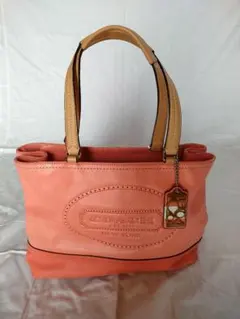 (⭕️週末特別価格) COACH コーチ トートバッグ ピンクベージュのサムネイル
