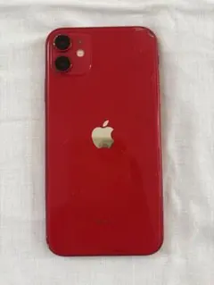 ジャンク　Apple iPhone 11 レッド simフリー　本体　128GB