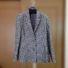 テーラードジャケット　紫系