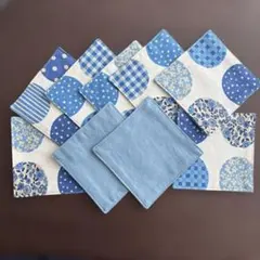 ハンドメイド　コースター　９枚　円柄