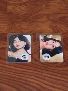 TWICE タレントカード 2枚セット
