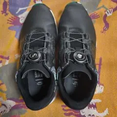 adidas ゴルフシューズ ブラック/グリーン