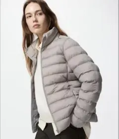 ユニクロUNIQLO パフテックジャケット グレーS