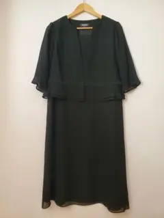 【大きいサイズ】喪服 ブラックワンピース 春夏用 17号 I.M.G.N