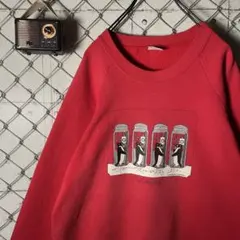 80s USA製 フルーツオブザルーム ペンギン アニマル スウェット XL