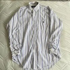 Ralph Lauren ストライプ 長袖シャツ M