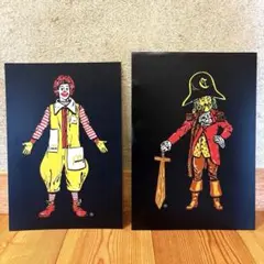 70’s ロナルドマクドナルド　セット　プラスチック　サイン　プロップ　アメトイ