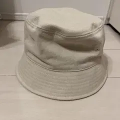 ベージュ デニム風 バケットハット フリーサイズ