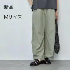 カーブパンツ ライトカーキ M レディース 長ズボン