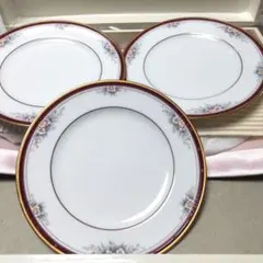 少しお値下げしました。Noritake 花柄 金縁 皿 5枚セット
