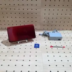 訳アリ / 動作品 ニンテンドー3DS 本体 フレアレッド（付属品あり）