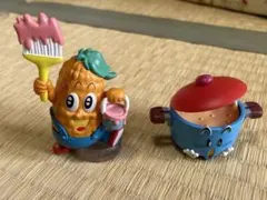 駄菓子マスコットキャラクター2 コンポタくん　もろこし輪太郎　ガチャ