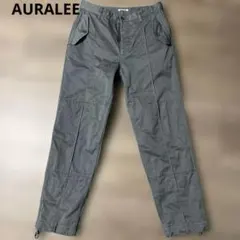 AURALEE オーラリー パンツ グレー ワーク ドローコードのサムネイル