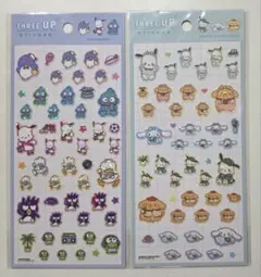 サンリオキャラクターズ　THREE UP　ステッカー
