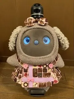 ラボ服⭐︎らぼ服 チョコレートにリボンをかけて♡オーバーオール風ワンピース