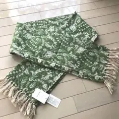 新品未使用‼︎タグ付き‼︎ ストール / マフラー　インド製　緑