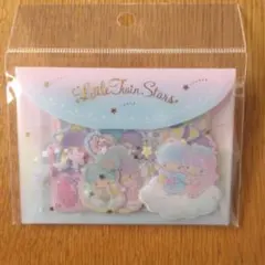 キキララ　リトルツインスターズ　シール　ステッカー　カードケース