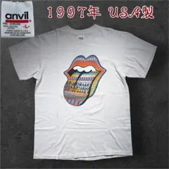 希少 1997年 ローリングストーンズ ツアーTシャツ ホワイト ヴィンテージ