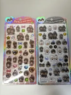 Monchhichi うるちゅるPOPシール 2種セット