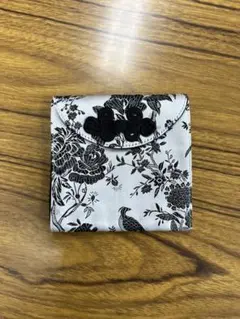 花柄ポーチ　折りたたみ式