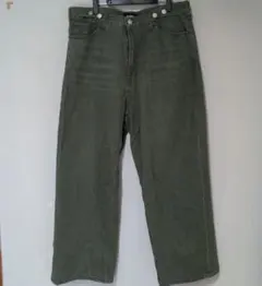 XLARGE バギーデニムパンツ Green　36