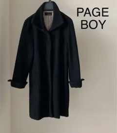 PAGE BOY ページボーイ　コート　ロング　黒　ブラック