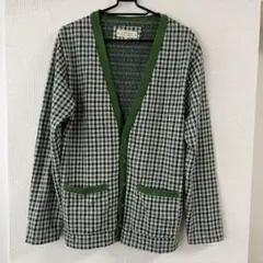 チェックカーディガン☆グリーン