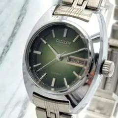 CITIZEN 自動巻 腕時計 レディース 4-661427K グリーン 希少 - メルカリ