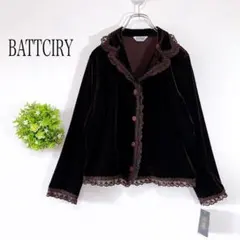 【新品】BATTCIRY 【F】ベロアトップス　カーディガン　レース　韓国
