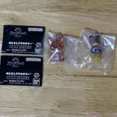 2点セット　ズートピア2 めじるしアクセサリー ニックA ジュディB