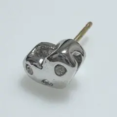 18金 K18刻印あり 片耳ピアス ポストK18