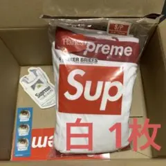 シュプリーム ヘインズ　ボクサーパンツ 白 1枚S