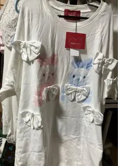 Jamieエーエヌケー　ウサギプリント Tシャツ