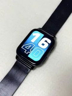 フルタッチディスプレイを備えたP5Sスマートウォッチ、メタルバンド付