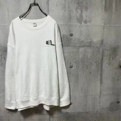 カウズ　UNIQLO コラボ　トレーナー　ホワイト　メンズ3XL