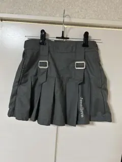 Jennilove プリーツキュロットスカート グレー