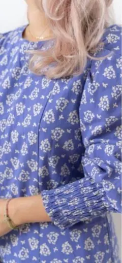 ヌキテパ　小花柄 長袖 ロングワンピース 新品タグ付　ご専用です(^^)