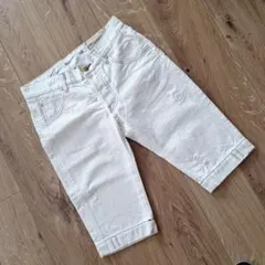DOUBLE STANDARD CLOTHING ホワイト ハーフパンツのサムネイル