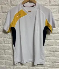 フィラ　FILA 半袖Tシャツ ホワイト イエロー サイズS