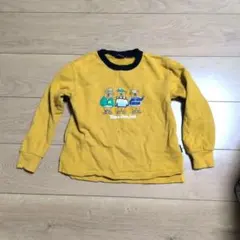 moujonjon トレーナー 120cm クマ柄 イエローのサムネイル