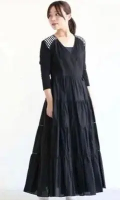 希少　美品　マディソンブルー　バーニーズ別注　フレアマキシワンピース　01 希少 極美品 マディソンブルー バーニーズ別注 フレアマキシワンピース