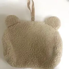 ミルポッシェ くま耳ポーチ もこもこ ベビー おむつポーチ 小物入れのサムネイル