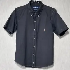 ラルフローレン ✨YARMOUTH ✨BD ダークグレー半袖シャツ90年代