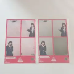 日プ女子 ME:I 村上璃杏 4カットフォト 2枚セット