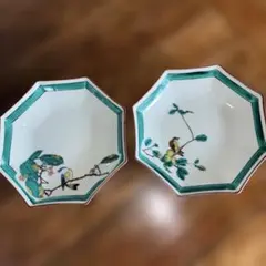 九谷焼 八角皿 3枚セット 花鳥図 - メルカリ